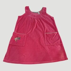 Vintage Morning Glory By Jasmine Rose‎ Terry Cloth Beach Cover Up XL Loungewear